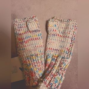 NWT Johnny Was Multi Tweed Arm Warmers